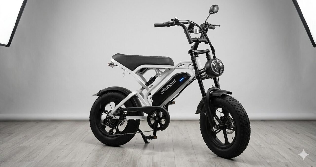 Bike Elétrica V20 Mini 750W Compacta, Autopropelida e Com Autonomia de Até 32 km