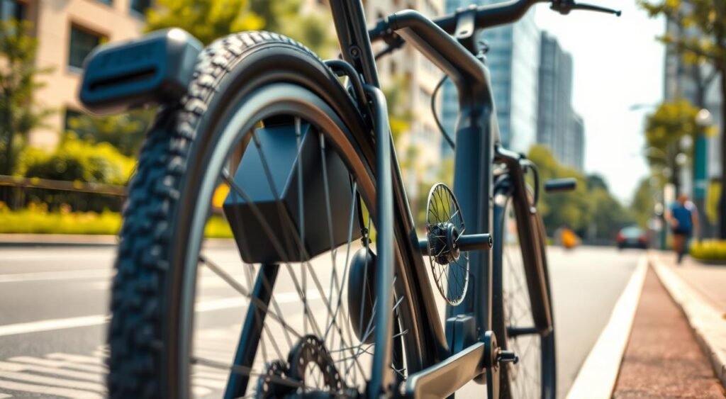 Bicicleta elétrica com motor de cubo