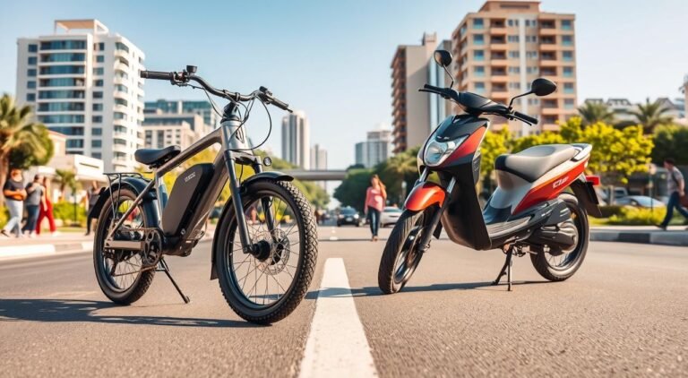 Bicicleta elétrica de 1000w vs moto de 50cc cinquentinha