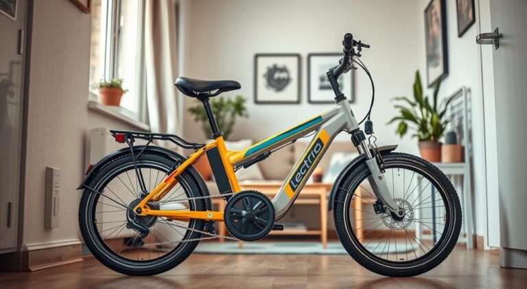 Melhor bicicleta elétrica dobrável e leve para apartamento pequeno