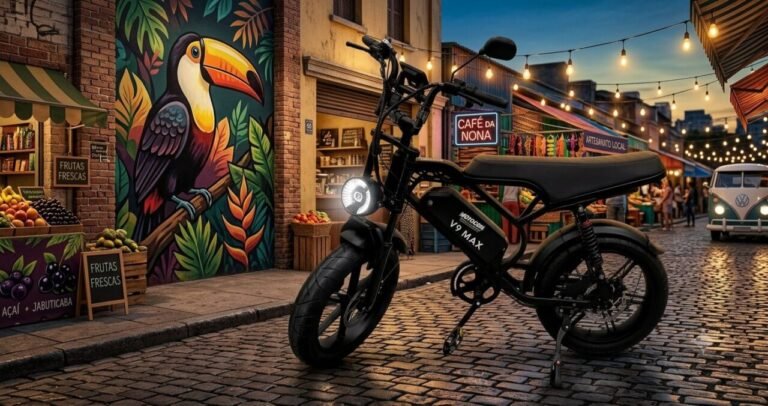 Bicicleta Elétrica V9 Max 1000W é Boa