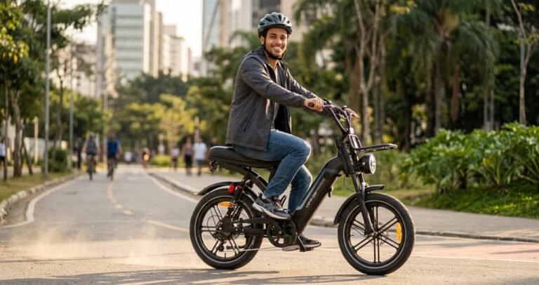 Bicicleta Elétrica Ouxi Q8 1000w de Lítio é Boa