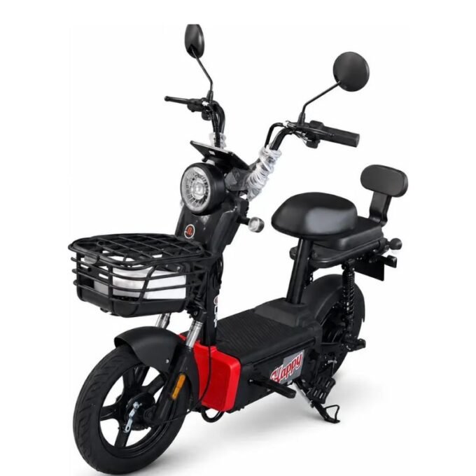 Scooter Bicicleta Elétrica E-ohm Happy 500w 48v 20ah Preto